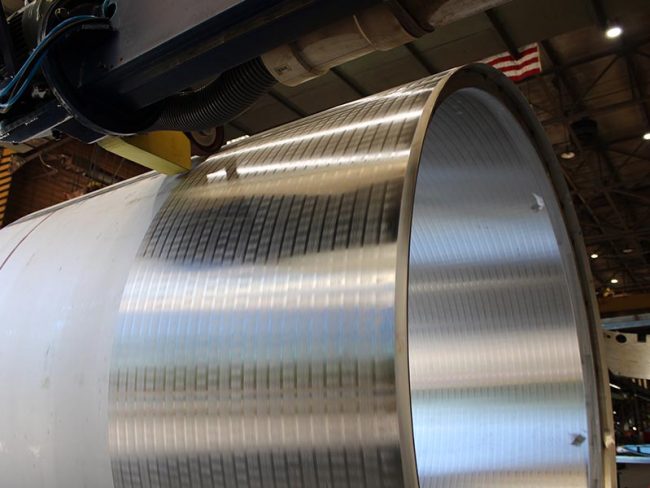 demonstrating mechanical polishing on chemical reactors