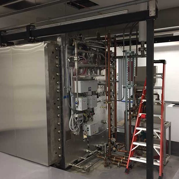 bulk autoclave installation in a vivarium