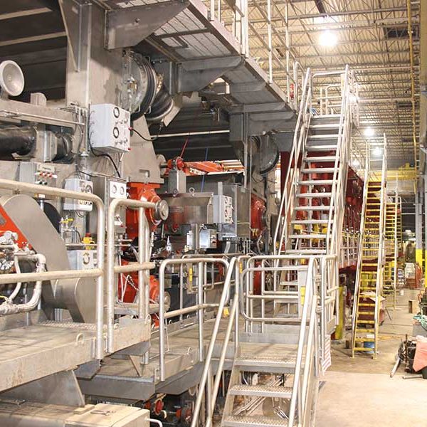 full machine from press section