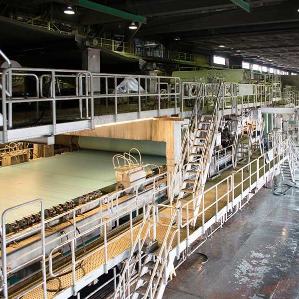 aerial view of complete mill machine