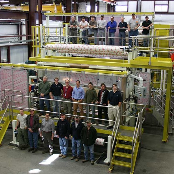 press manufacturing team