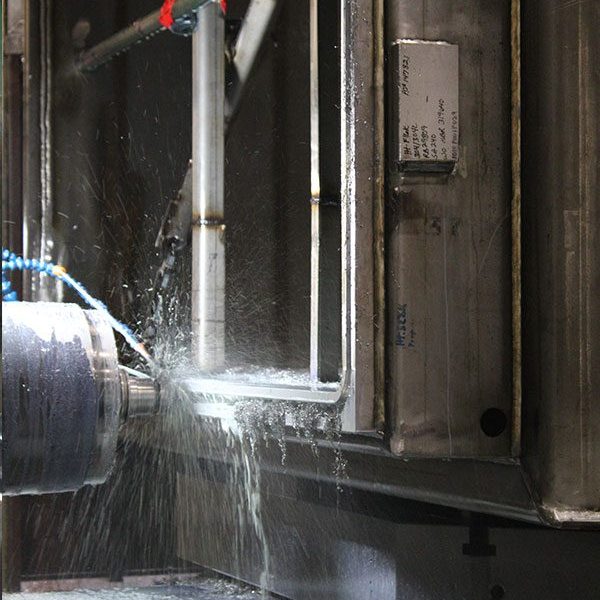 autoclave chamber on horizontal machining center