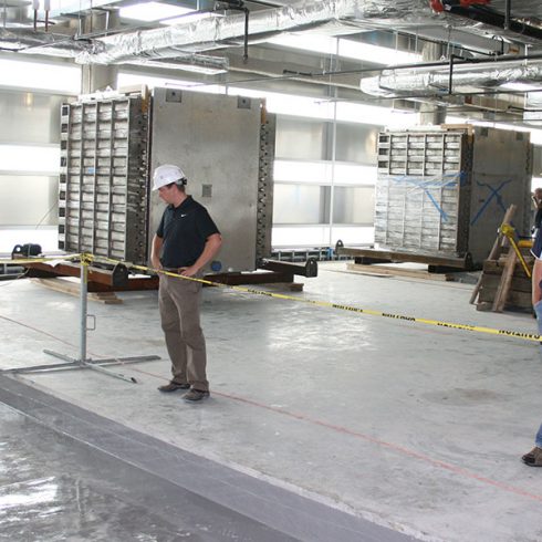 autoclave installation in a new vivarium facility