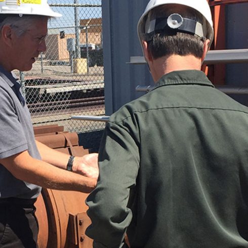 onsite equipment inspection and measurements